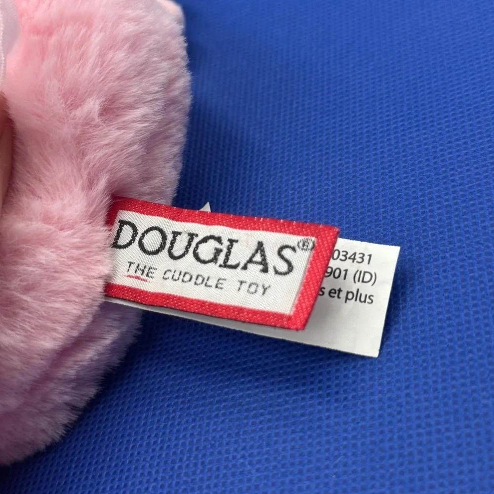 Douglas Pink Axolotl Plush Stuffed Animal Pastel Gills 4811 Lying Salamander Toy